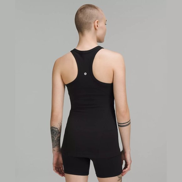 NEW lululemon Size 4 Women's Align Hip-Length Racerback Tank Top - Black - Picture 3 of 5